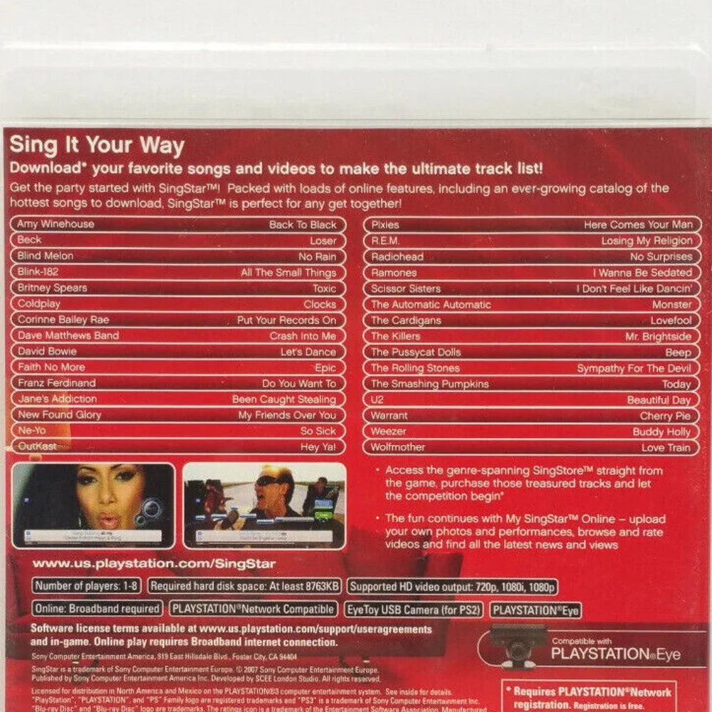SingStar (Sony PlayStation 3, 2007) 5328E1M